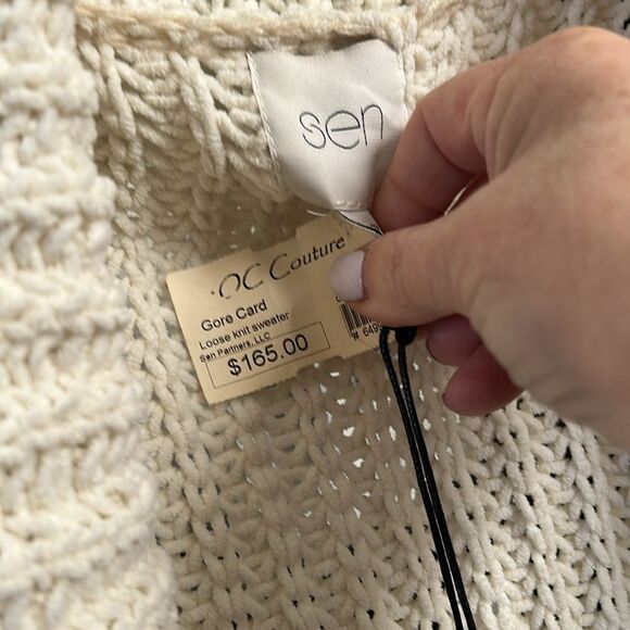 Women's Cream Sweater - Picture 3 of 3